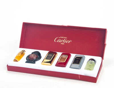 Cartier Mini Miniatura Muestra Set Must Panthere Santos Pasha So Pretty Perfume Foto 1 de 3