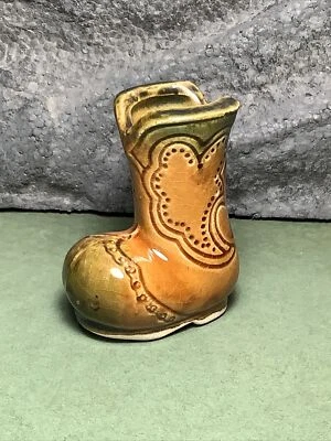 Decoración Cerámica Acuario | Bota Vieja 3" | Marrón Claro | Stock Antiguo Foto 1 de 4