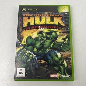 The Incredible Hulk Ultimate Destruction Xbox Game + Manual PAL - Picture 1 of 6