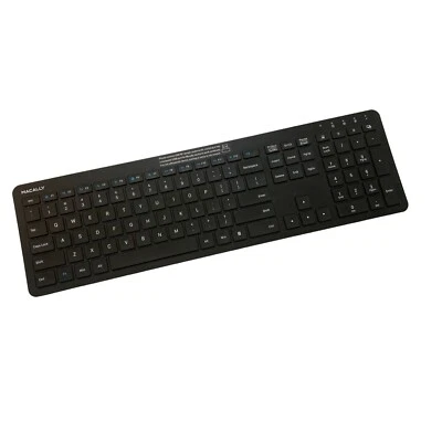 Macally Lightweight Wireless Keyboard-USB RF Dangle Underneath-Black-2.4G-GUC - Image 1 of 4