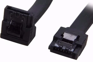 Coboc - SC-SATA3-18-LL-BK-90 -18" 90 Degree to 180 Degree SATA III 6Gb/s - Black - Picture 1 of 2