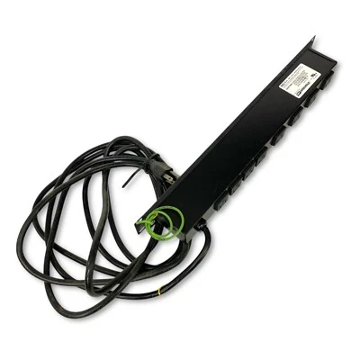Wiremold R8BZ-15 Computer Grade Surge Protection Rackmount Power Strip 8 Outlet - Image 1 of 4