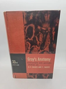 Davies GRAY’S ANATOMY Medizin beschreibend und angewandt 33. Aufl. 1968 - Bild 1 von 7