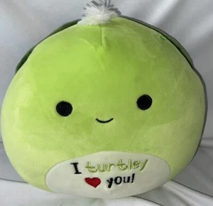 Squishmallow Henry Turtle I Turtley Love You Green With Tags New 13.5" - Picture 1 of 7