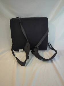 Back Cushion Solid Curve AES Black Foam Wheelchair Seat 16” W x 15” H - Picture 1 of 4