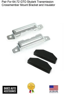 Soporte de montaje de travesaño de transmisión soportes aislantes para GTO 1964-1972 nuevo Foto 1 de 4