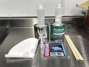 1qt Perfecoat Mini Cooper British Racing Green Paint 895 Basecoat Clear 2002-10 - Picture 1 of 7