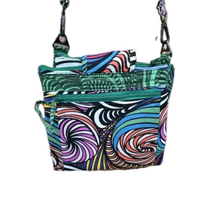 Vibrant Artisan Cotton Crossbody Handbag Wild Colorful - Picture 1 of 11