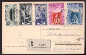 Italia Repubblica, serie Centenario di Toscana cartolina annullo speciale -HH35 - Imagen 1 de 3