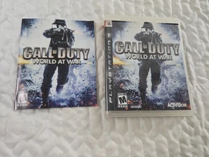 Call of Duty: World at War (Sony PlayStation 3, 2008) Completo En Caja -- En Caja - Imagen 1 de 12
