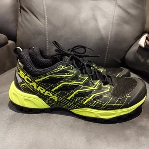Scarpa Neutron 2 GTX Trail Laufschuhe Sneaker schwarz gelb Vibram Herren UK8 - Bild 1 von 9