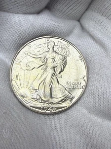 1946-D Walking Liberty Half Dollar - Better Date GEM BU *UNCIRCULATED* J226 - Picture 1 of 6