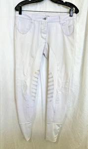 ANIMO Reithose weiß Kniebesatz I 42 US 28R Griffsystem Reithose - Bild 1 von 6