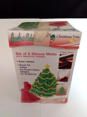 Roshco Products Create N Celebrate 3-D Christmas Tree Silicone Molds & Frames - Image 1 of 4