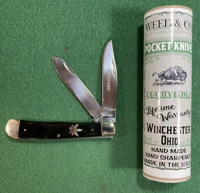 Cuchillo Weed & Co de Cooper Cutlery, Buffalo Horn Trapper, 2021 primera carrera, 1 de 200 Foto 1 de 4