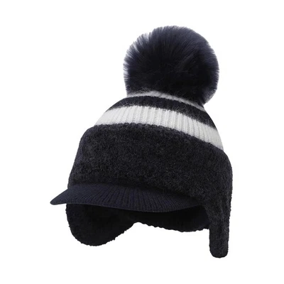 Genuine PEARLY GATES GOLF Pom-Pom Knit Cap Hat & Smile Ear Warmer  - Image 1 of 4