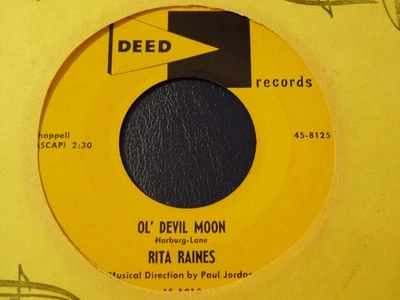 RITA RAINES-OL' DEVIL MOON-DEED - Image 1 of 2