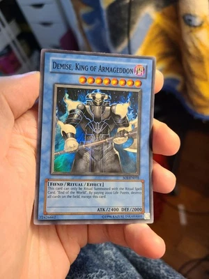 Yugioh Demise, King of Armageddon SOI-EN035 Super Rare - Image 1 of 2