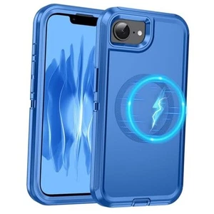 for iPhone 16e Case Apple iPhone 16e 6.1 inch 2025 Blue-Compatible with MagSafe - Picture 1 of 7