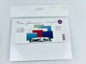 Vintage Mrs. Grossman's 5x7 Scrapbook Refill Pages White 10 Piece - NOS Sealed - Picture 1 of 7