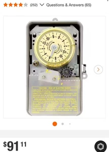 Temporizador de rociadores interiores/exteriores Intermatic R8800 3HP 220V - Imagen 1 de 3