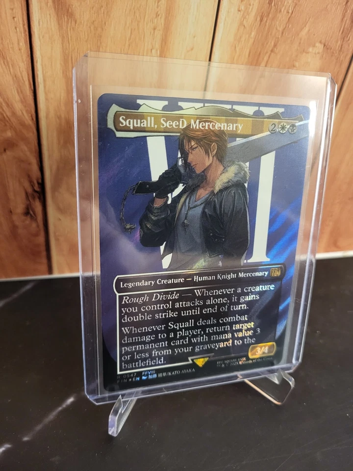 Squall, SeeD Mercenary (Borderless) (Surge Foil) Final Fantasy Foil - Image 1 of 1