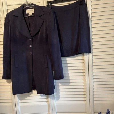 Hugo Buscati 100% Seda Mini Falda Traje Mujer’s 6 Largo Blazer Foto 1 de 4