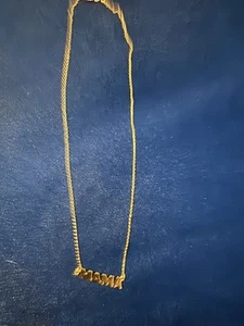 Anthropologie Necklace Gold -“mama” 16” - Picture 1 of 3