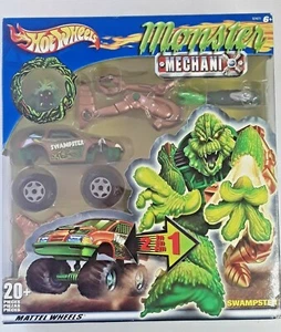 ******** RARE 2002 SEALED NEW HOT WHEELS MONSTER MECHANIX SWAMPSTER 57477 MATTEL - Picture 1 of 12