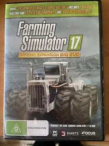 Farming Simulator 17 Official Expansion Big Bud (Windows PC, 2016) Brand New - Picture 1 of 2