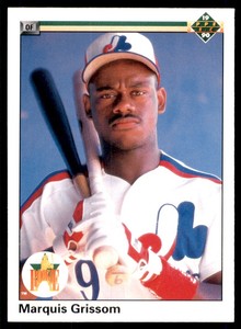 1990 Upper Deck Marquis Grissom Rookie Montreal Expos #9