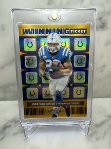 2022 Panini Contenders Optic Jonathan Taylor Winning Ticket GOLD PRIZM SSP /10