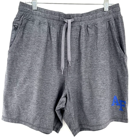 NEW Air Force AF Falcons Colosseum Athletics Gray Lounge Sweat Shorts Mens L Cover