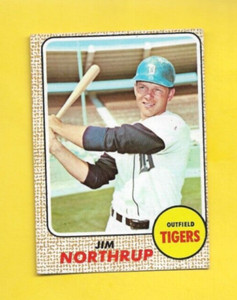 1968 Topps Jim Northrup #78 Detroit Tigers EXCELLENT FREE SHIPPING