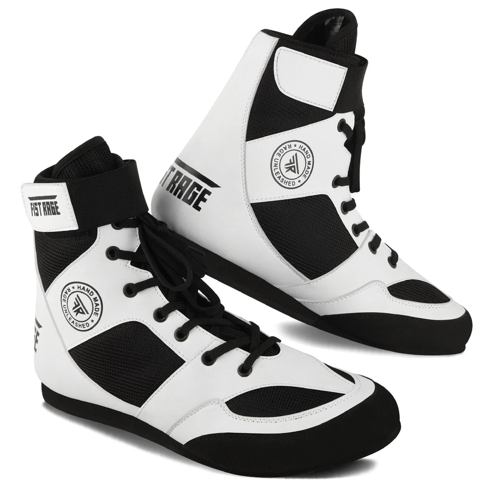 FISTRAGE Boxing Shoes Kicking Fighting Training Mesh Leather Unisex Adult Combat - Image 1 of 2