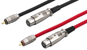 Cable de conexión Monacor MCA-158J conector Cinch en embrague XLR 3 pines 151036 - Imagen 1 de 2