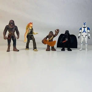 Hasbro Star Wars Figures Lot Of 5 Vintage 1995 To 2014 Lucas Film Limited Ep 1 - Picture 1 of 15