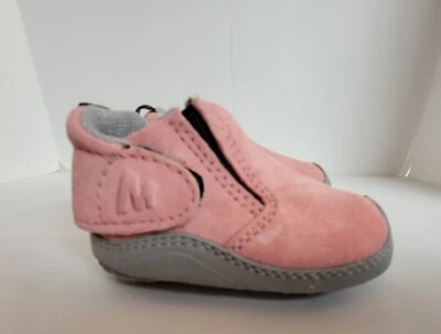 My First Merrell 3-6 months Pink Baby Shoe Bootie Cute! EUC - Image 1 of 4
