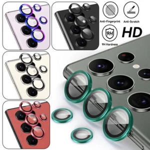 Full Cover For Samsung Galaxy S24/S24 Plus S24 Ultra Metal Camera Lens Protector - Picture 1 of 23