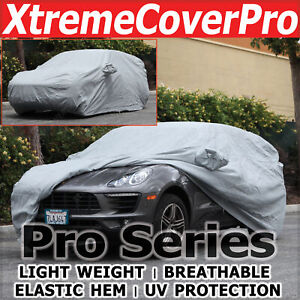 Breathable Car Cover w/Mirror Pockets - Gray for 2015 SUBARU XV CROSSTREK
