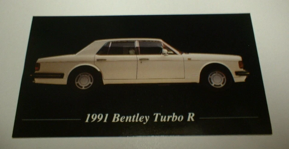 Bentley Turbo R 1991 foto original imán caja de herramientas, nevera-89 90 91 92 1989 1992 Foto 1 de 1
