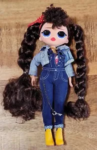 LOL Surprise! OMG Busy B.B. Fashion Doll Series 2 Denim Jumpsuit. - Picture 1 of 4