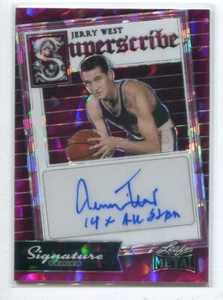 2024 Leaf Metal Signature Superscribe "14 X All-Star" AUTOGRAPH Jerry West 1/1 - Picture 1 of 2