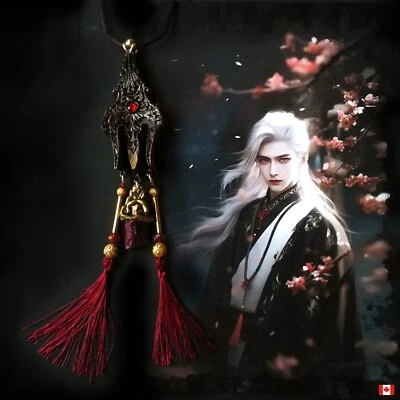 Joyería Talismán Amuleto Mágico Colgante Gótico Tridente Collar Alquimia Simbología Foto 1 de 4