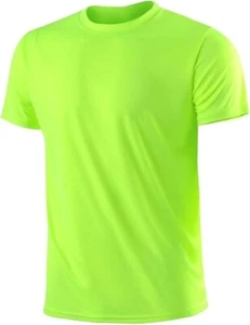 Mens Gym Quick Dry Workout TShirt Size L - Picture 1 of 5