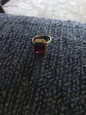 Vintage 1/40 14k RGP Ring With A Garnet Stone 2.6 grams Sz 5