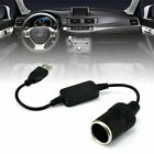 Convert Power from USB to Car Cigare Lighter Socket Female with Adapter Cable