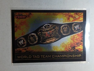 2008 Topps WWE Slam - World Tag Team Championship - FOIL - LP - Picture 1 of 1