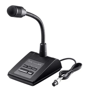 Icom micrófono de pie de escritorio dinámico para radio SM-50 negro 8 pines d... - Imagen 1 de 2