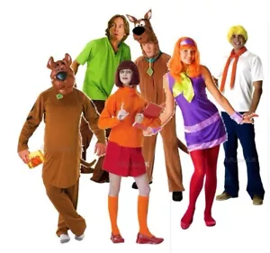 Adult Licensed SCOOBY DOO and Gang Characters Fancy Dress Costume TV Outfits - Picture 1 of 7